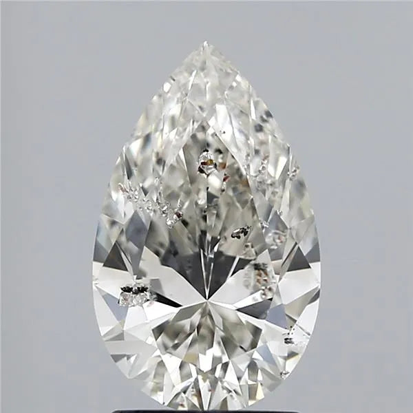 2.10ct Pear Natural Diamond (Colour J, Clarity SI2, Cut VG, IGI Certified)