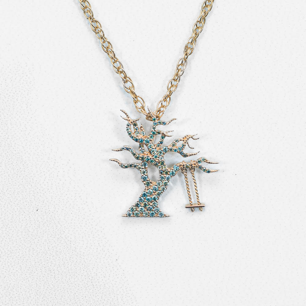 Life's Golden Tree Swing