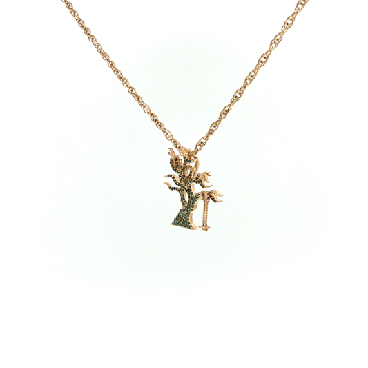 Life's Golden Swing Tree