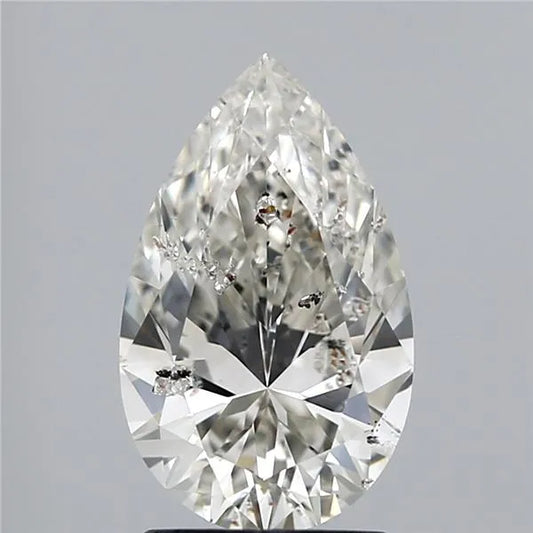 2.10ct Pear Natural Diamond (Colour J, Clarity SI2, Cut VG, IGI Certified)