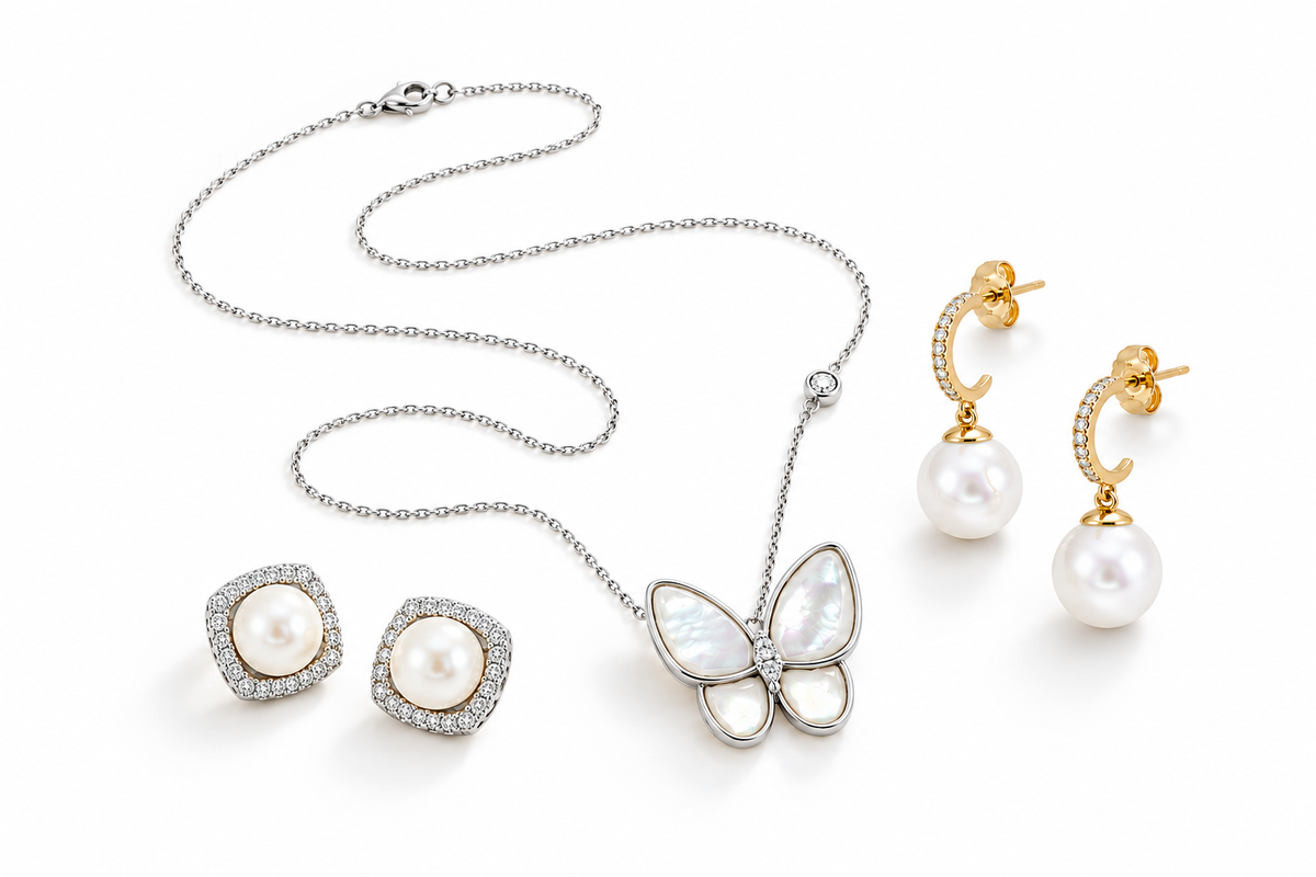 Pearl jewelry from the Carl Tanner Designs Pearl Collection