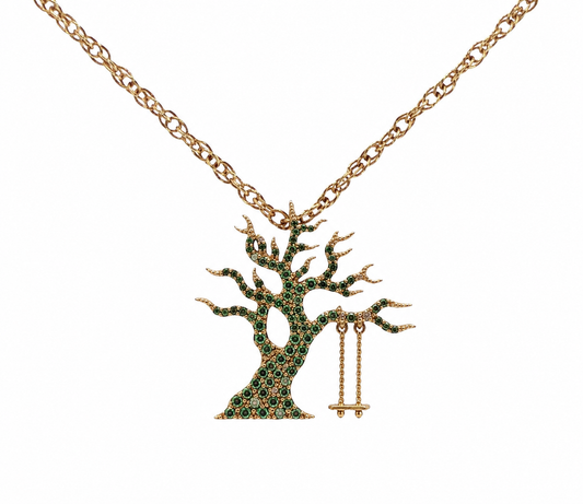 Life's Golden Swing Tree