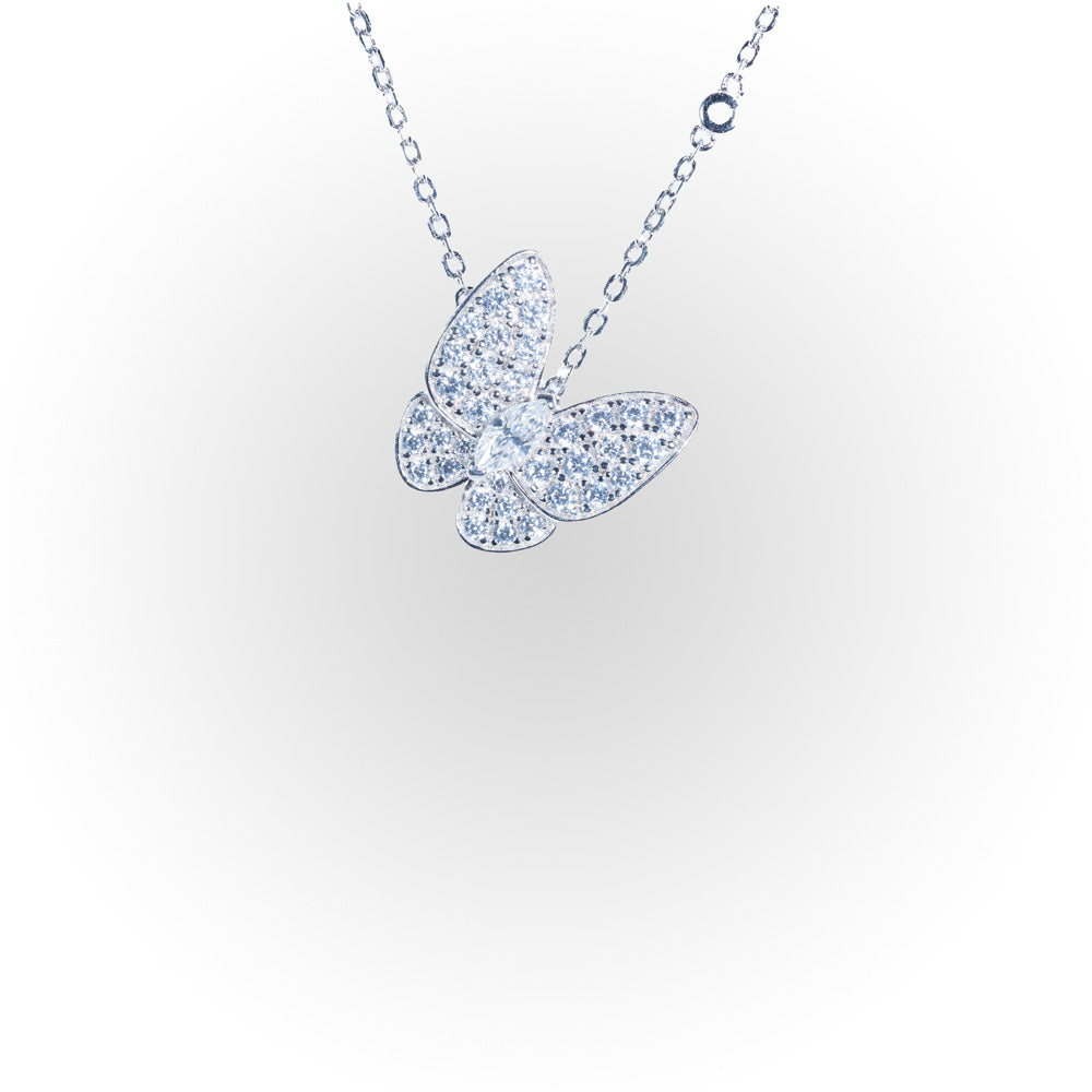 Moissanite Butterfly