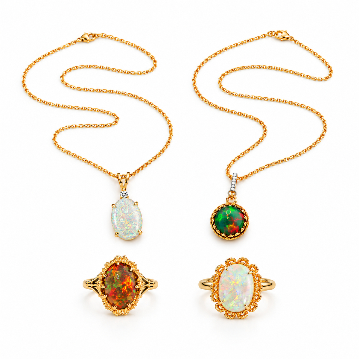 Opal jewelry from the Carl Tanner Designs Opal Collection
