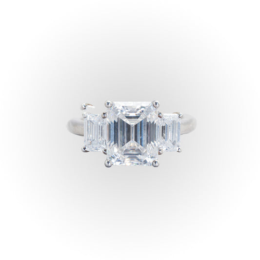 Art Deco Moissanite