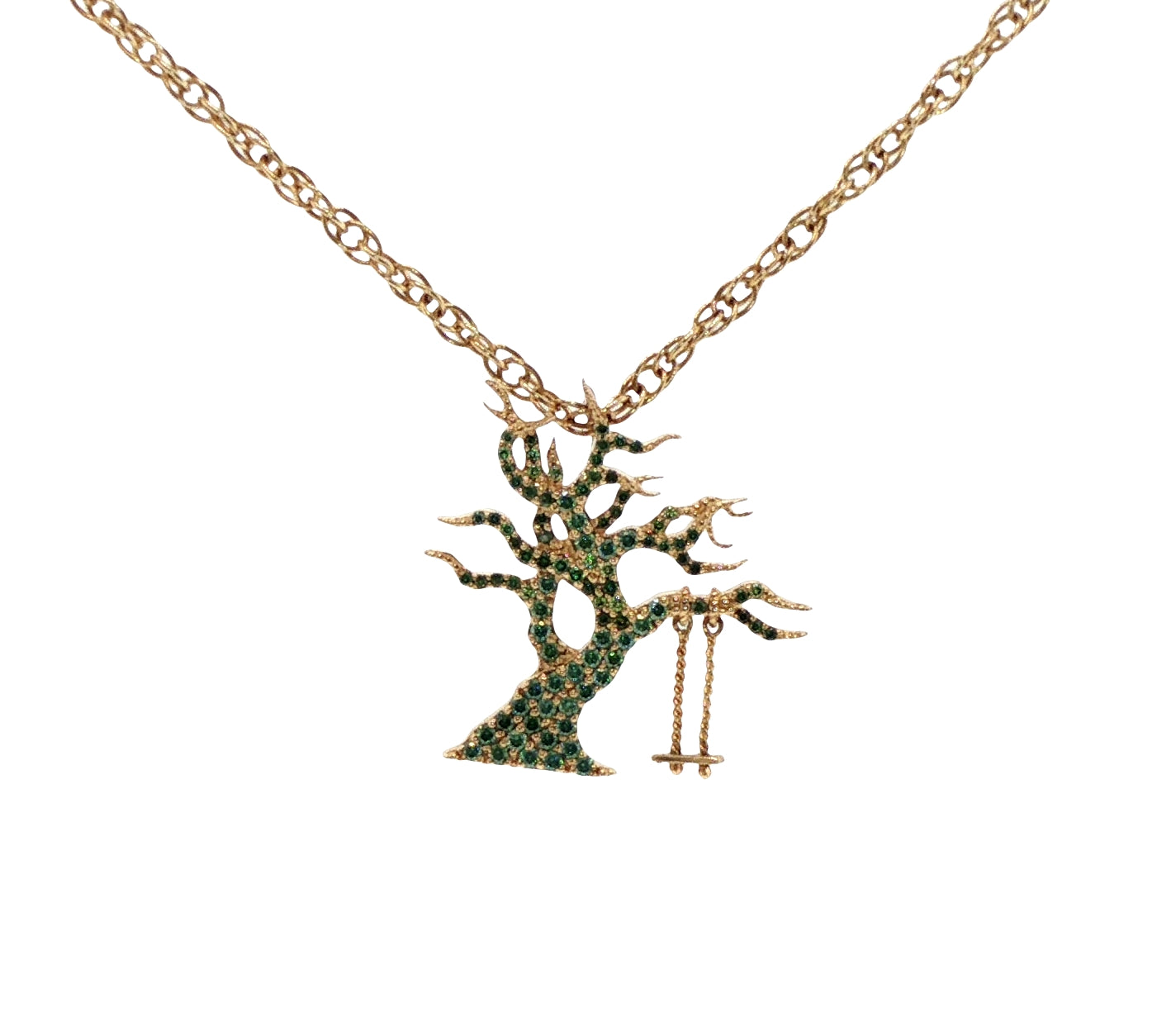 Life's Golden Swing Tree