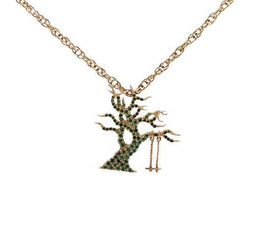 Life's Golden Swing Tree
